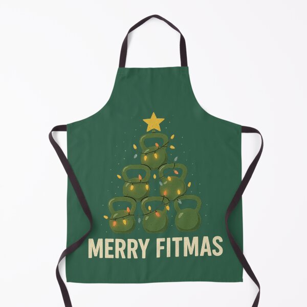 Item preview, Merry Fitmas Kettlebell Christmas Tree designed and sold by Prints-by-Olaf.