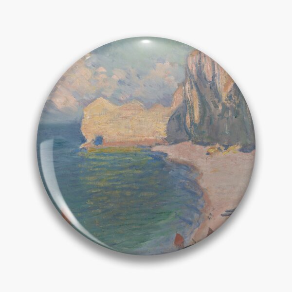 Aperçu de l'œuvre Étretat La plage et la Falaise d'Amont de Claude Monet créée et vendue par Tamas Das.
