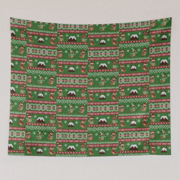Item preview, Dancing Reindeer And Christmas Pudding Pattern designed and sold by Itsheartshop.