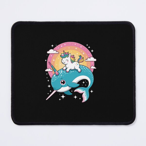 Item preview, Unicorn Riding Narwhal Boys Girls Men Women Kids Rainbow designed and sold by ReadySide.