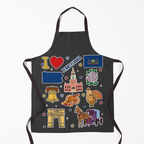 Item preview, I Love PA, Iconic Pennsylvania Pride Sticker Pack - Liberty Bell & Keystone State Souvenir designed and sold by mashmosh.