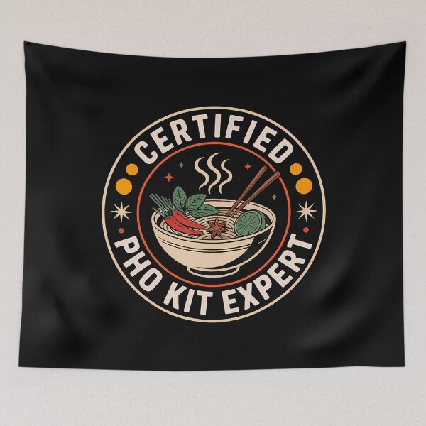 Item preview, Certified Pho Kit Expert Vietnamese Soup Hot Sauce Lovers designed and sold by LeanneCarolina.