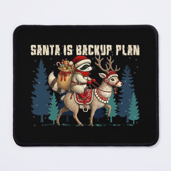Item preview, Santa's Backup Plan Funny Christmas Shirt designed and sold by LarryMBrown.
