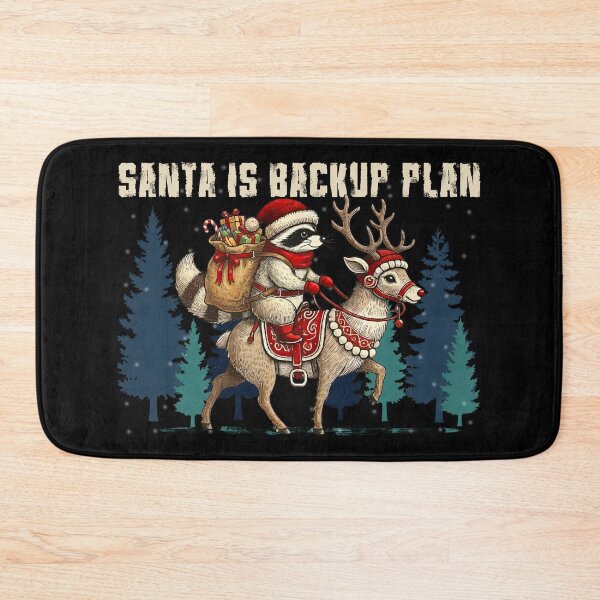 Item preview, Santa's Backup Plan Funny Christmas Shirt designed and sold by LarryMBrown.