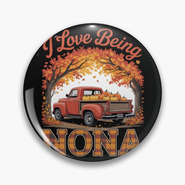 Artikelvorschau, Ich liebe es, Nona zu sein, Kürbis-Truck, Herbst, Thanksgiving entworfen und verkauft von skanderio.