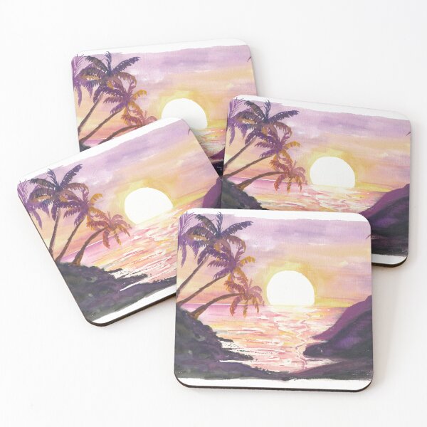 Item preview, Golden Bali Sunset Escape with Palm Trees and Serenity designed and sold by artshop77.