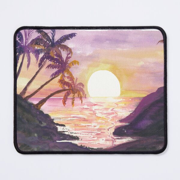 Item preview, Golden Bali Sunset Escape with Palm Trees and Serenity designed and sold by artshop77.