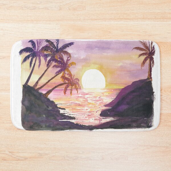 Item preview, Golden Bali Sunset Escape with Palm Trees and Serenity designed and sold by artshop77.
