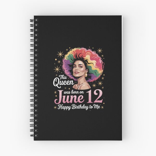 Item preview, This Queen Was Born On June 12 Black Woman Girl Birthday designed and sold by khorbiasieno.