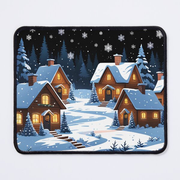 Item preview, Cozy Christmas Village designed and sold by Velora_art01.