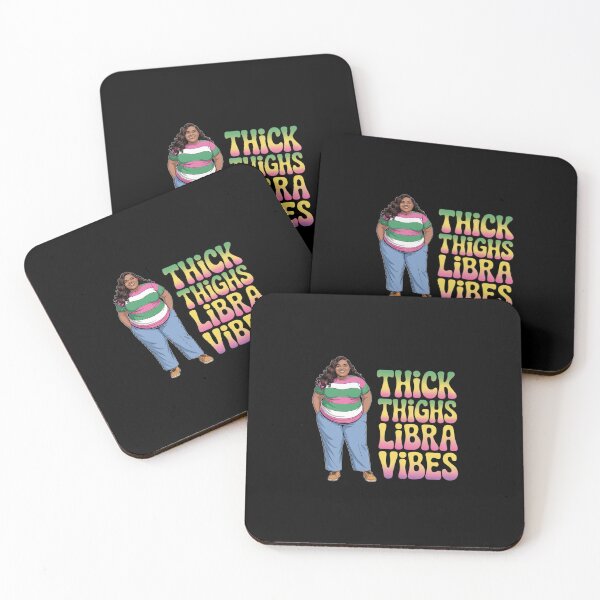 Item preview, Thick Thighs Libra Vibes Melanin Girl Sassy Black Woman Long designed and sold by IhanVaanMaArt.