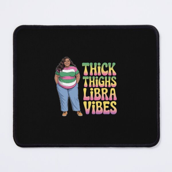 Item preview, Thick Thighs Libra Vibes Melanin Girl Sassy Black Woman Long designed and sold by IhanVaanMaArt.