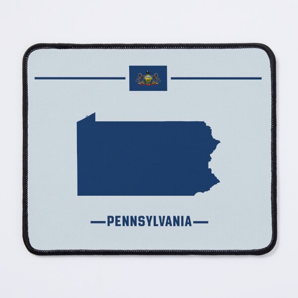 Item preview, Pennsylvania Pride, Classic State Map & Flag Seal T-Shirt designed and sold by mashmosh.