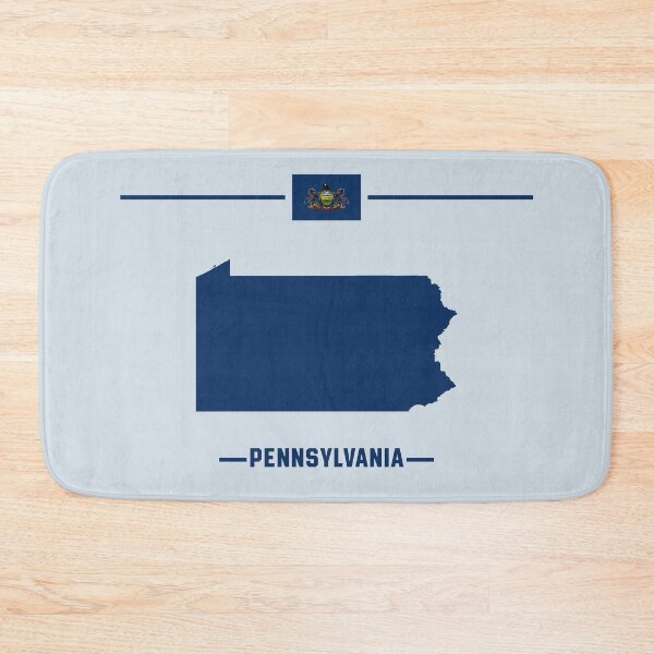 Item preview, Pennsylvania Pride, Classic State Map & Flag Seal T-Shirt designed and sold by mashmosh.