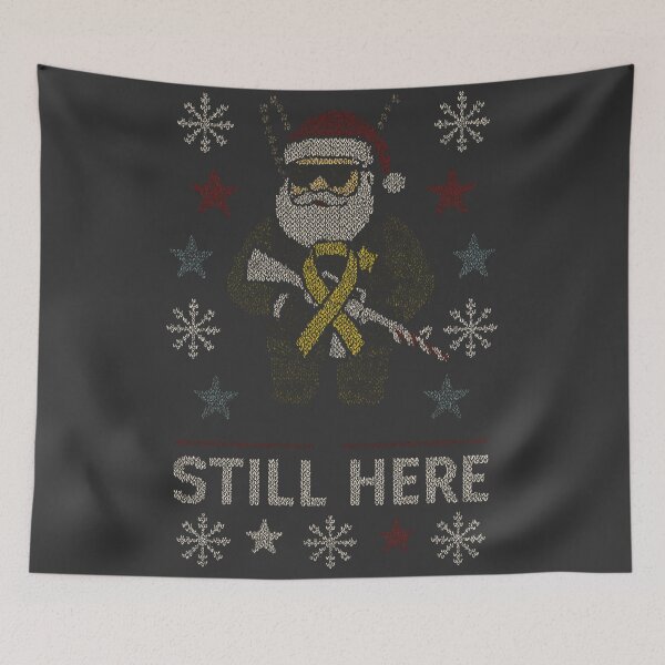 Item preview, Army Ugly Christmas Sweater Still Here with Ribbon  designed and sold by Callsign 84.