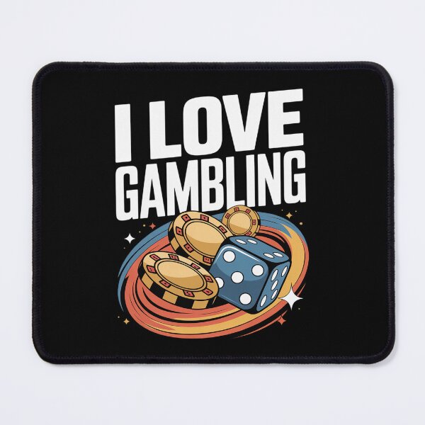 Item preview, I Love Gambling Casino Poker Chips Dice Vegas designed and sold by skanderio.