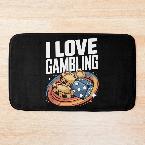Item preview, I Love Gambling Casino Poker Chips Dice Vegas designed and sold by skanderio.