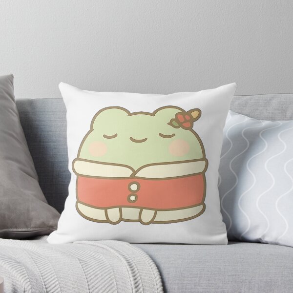 Item preview,  Kawaii Mochi Christmas Frog Sticker designed and sold by BluesSketchbook.