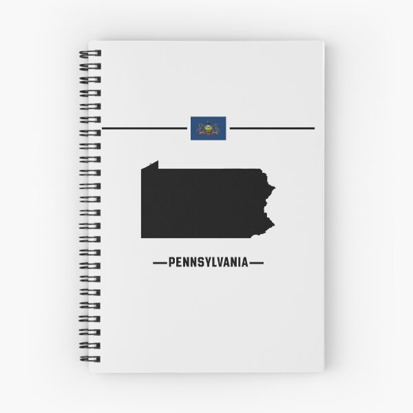 Item preview, Pennsylvania Pride, Vintage State Map & Flag Design designed and sold by mashmosh.