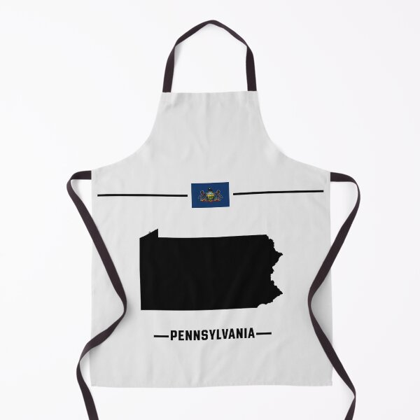 Item preview, Pennsylvania Pride, Vintage State Map & Flag Design designed and sold by mashmosh.