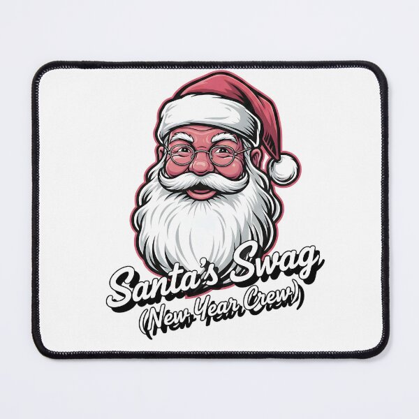 Item preview, Santa's Swag New Year Crew Cool Hipster Christmas Gift designed and sold by SoulenCify.