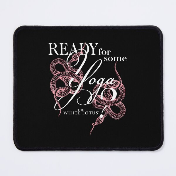 Item preview, The White Lotus Ready For Some Yoga Snakes Retro Logo designed and sold by CaraRuth.