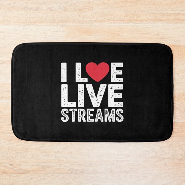 Item preview, I Love Live Streams Stream Lover Gamers designed and sold by skanderio.