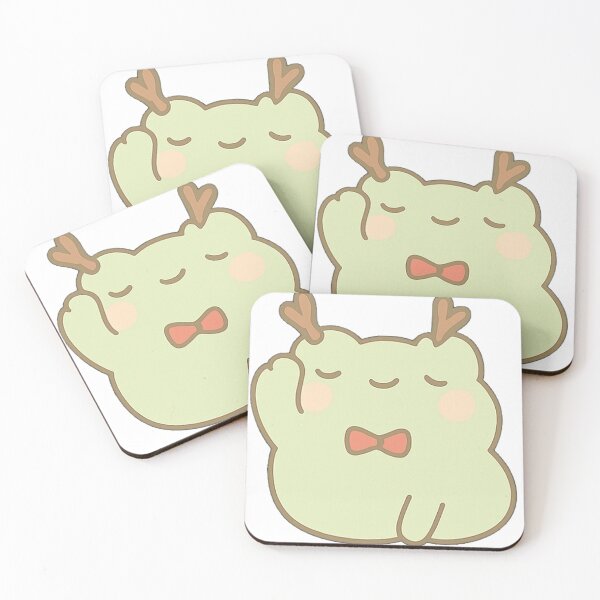 Item preview, Kawaii Mochi Christmas Frog Sticker designed and sold by BluesSketchbook.