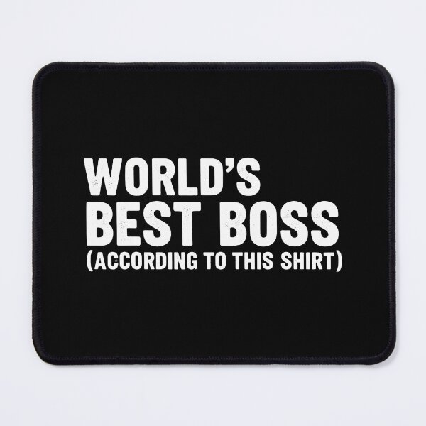 Item preview, Worlds Best Boss According To This Funny Boss designed and sold by MindyMarianela.