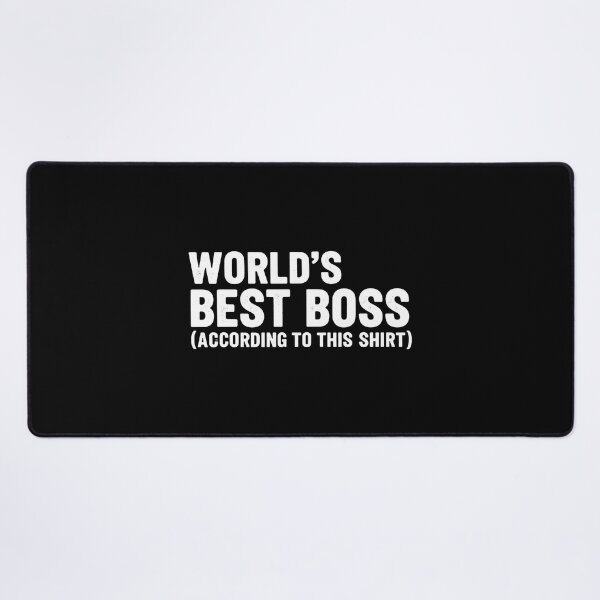 Item preview, Worlds Best Boss According To This Funny Boss designed and sold by MindyMarianela.