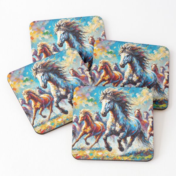 Item preview, Galloping Herd of Horses designed and sold by Eric Nagel.