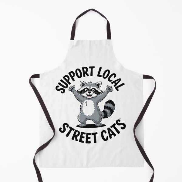 Item preview, Support Local Street Cats Raccoon designed and sold by MeowtivationP.