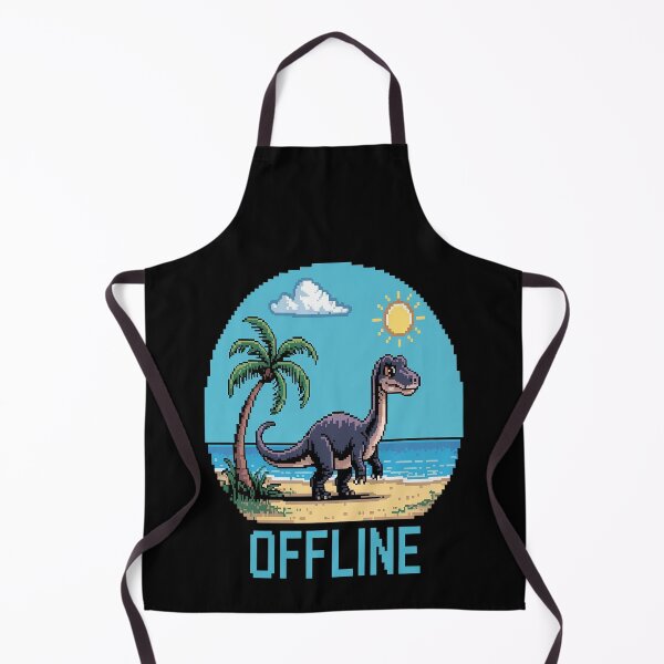 Item preview, Offline Dinosaur On Vacation Mode designed and sold by kakashinn.