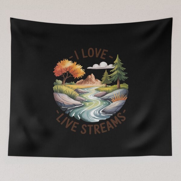 Item preview, I Love Live Streams designed and sold by skanderio.