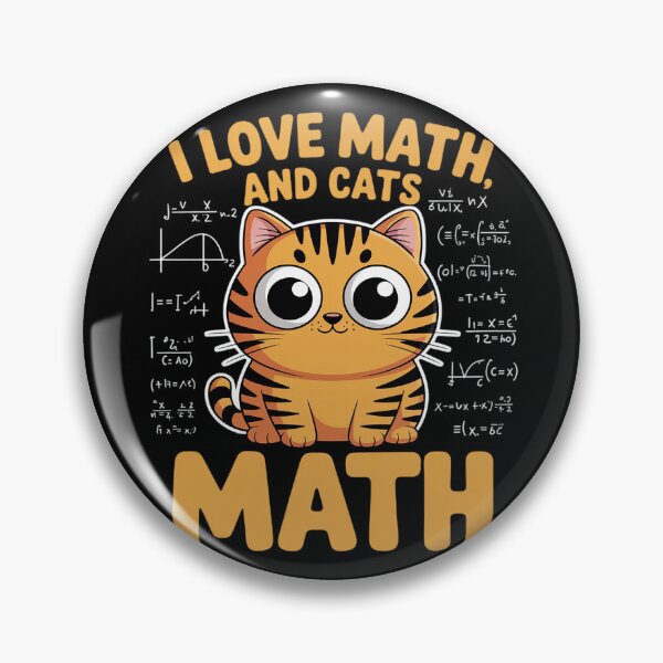 Item preview, I Love Math and Cats STEM Nerd Gift designed and sold by skanderio.