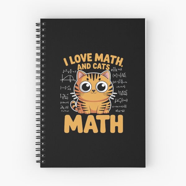Item preview, I Love Math and Cats STEM Nerd Gift designed and sold by skanderio.