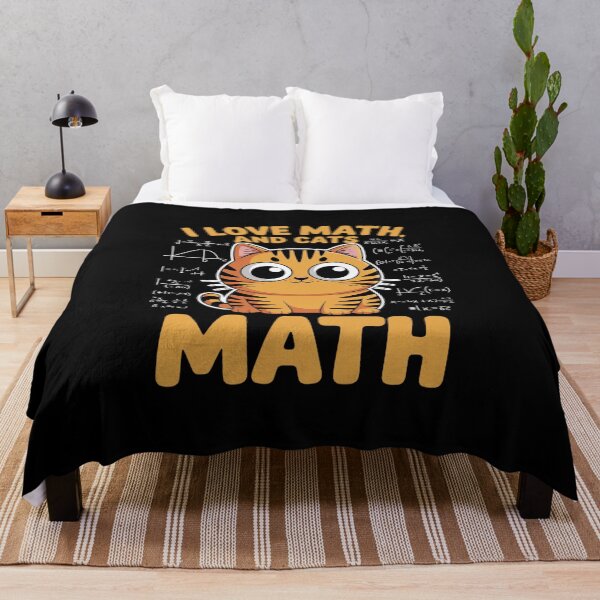 Item preview, I Love Math and Cats STEM Nerd Gift designed and sold by skanderio.