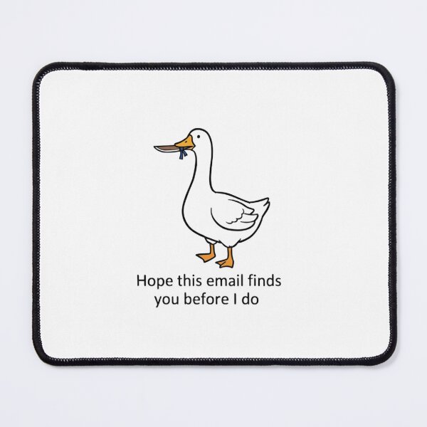 Item preview, Hope This Email Finds You Goose Knife Funny Meme Quote designed and sold by JossDesign15.