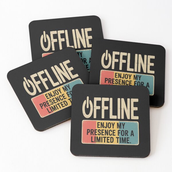 Item preview, Offline Enjoy My Presence For A Time Gamer designed and sold by kakashinn.
