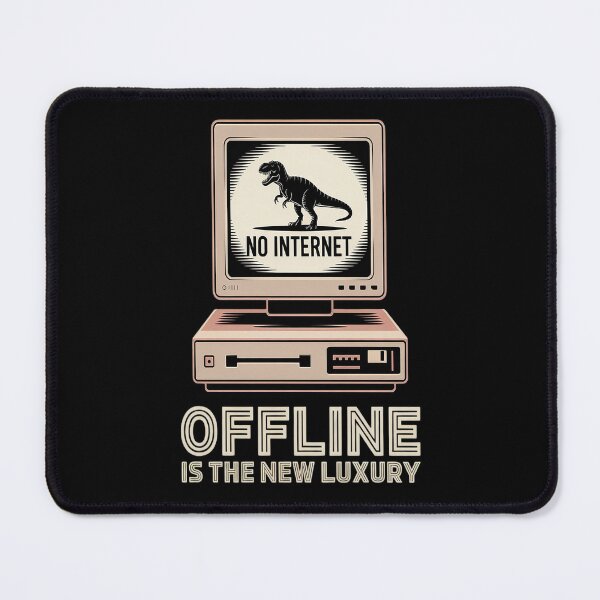 Item preview, Offline Is the New Luxury – No Internet Aesthetic designed and sold by kakashinn.
