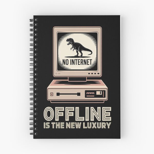 Item preview, Offline Is the New Luxury – No Internet Aesthetic designed and sold by kakashinn.