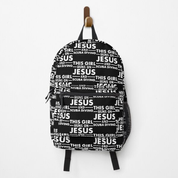 Item preview, Scuba Diver This Girl Runs On Jesus Scuba Diving designed and sold by AngelaSandra.