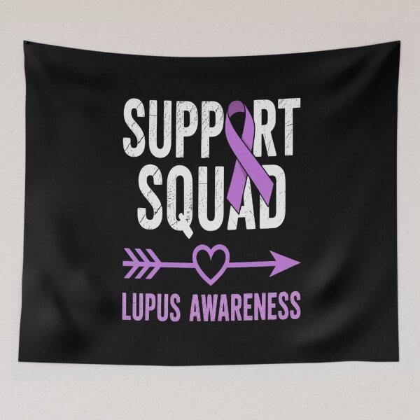 Item preview, Support Squad To The Heart Lupus Warrior designed and sold by MeowtivationP.