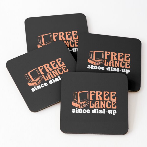 Item preview, Freelance Since Dial-Up Funny Freelancer Virtual Assistant designed and sold by CaraRuth.