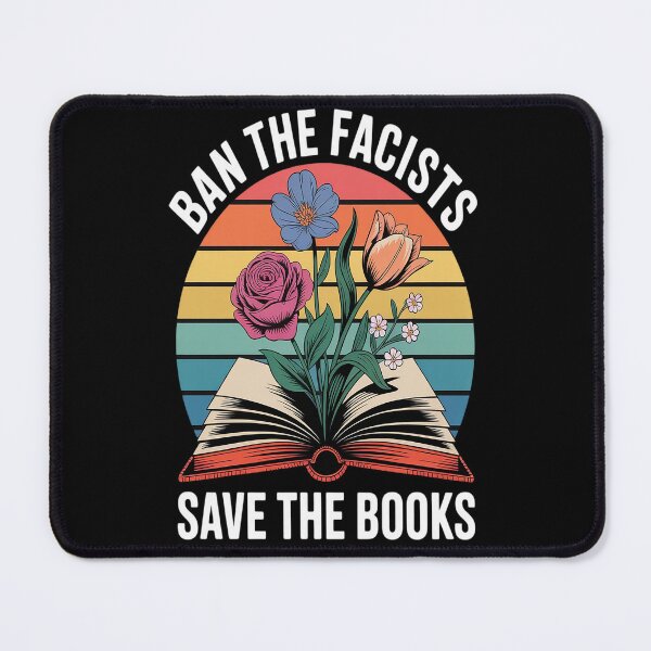 Item preview, Ban The Fascists Save The Books Funny Book Lover Worm Nerd designed and sold by Lucaseinar.