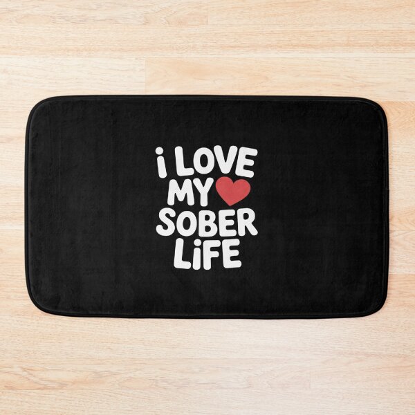 Item preview, I Love My Sober Life AA Alcohol Addiction Recovery Sponsor designed and sold by imsamaharem.