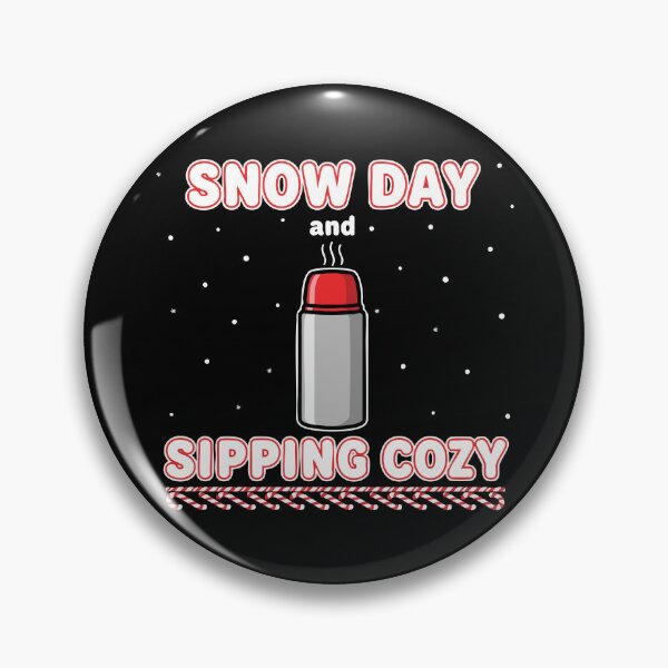 Item preview, Snow Day Sipping Cozy Winter Thermos Art designed and sold by graphicnew.