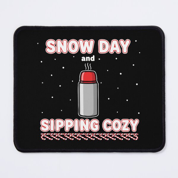 Item preview, Snow Day Sipping Cozy Winter Thermos Art designed and sold by graphicnew.