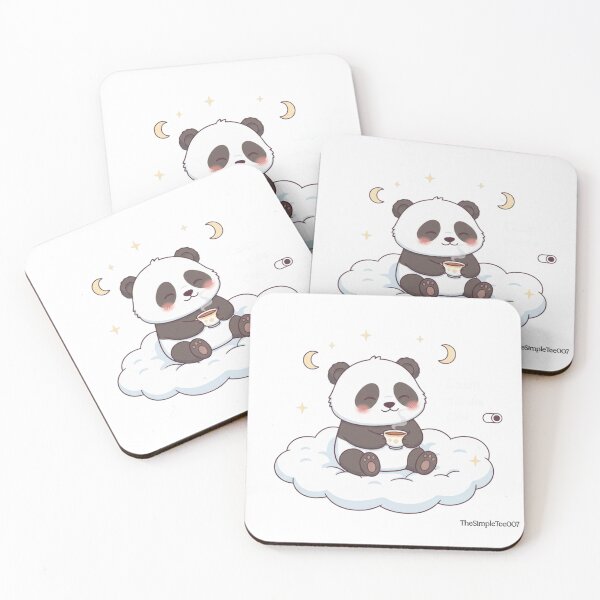 Item preview, Calm Mode ON – Cute Relaxing Panda on a Cloud | Kawaii Cozy Art designed and sold by TheSimpleTee007.
