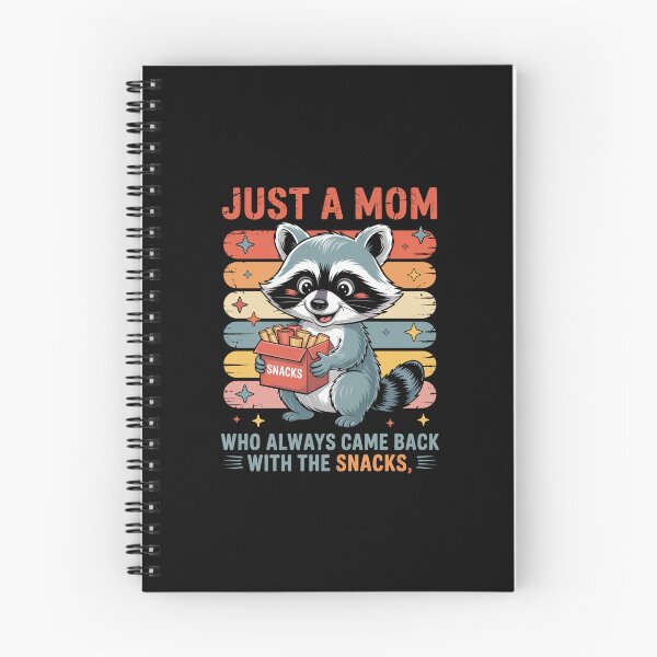 Item preview, Snack Mom Life Raccoon Mothers Day designed and sold by StephenDDArt.